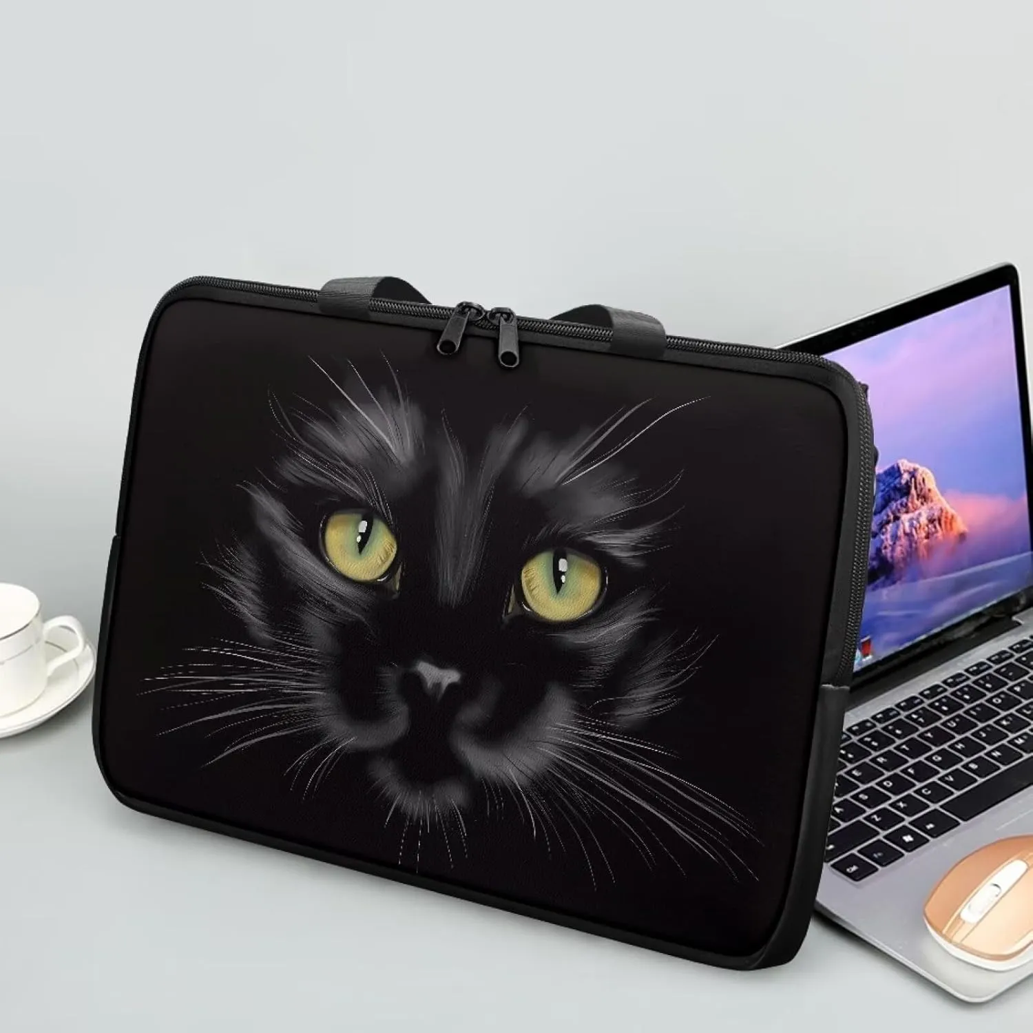 Laptop Bag Case Waterproof Zipper Portable Computer Carrying Bag for Office Business School 10 Inch- 17 Inch