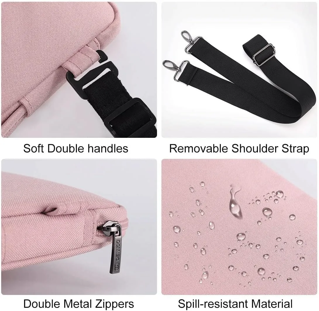 Laptop Bag Cover Waterproof Shockproof Notebook Sleeve Case Shoulder Bag Protective Cover(13-inch)