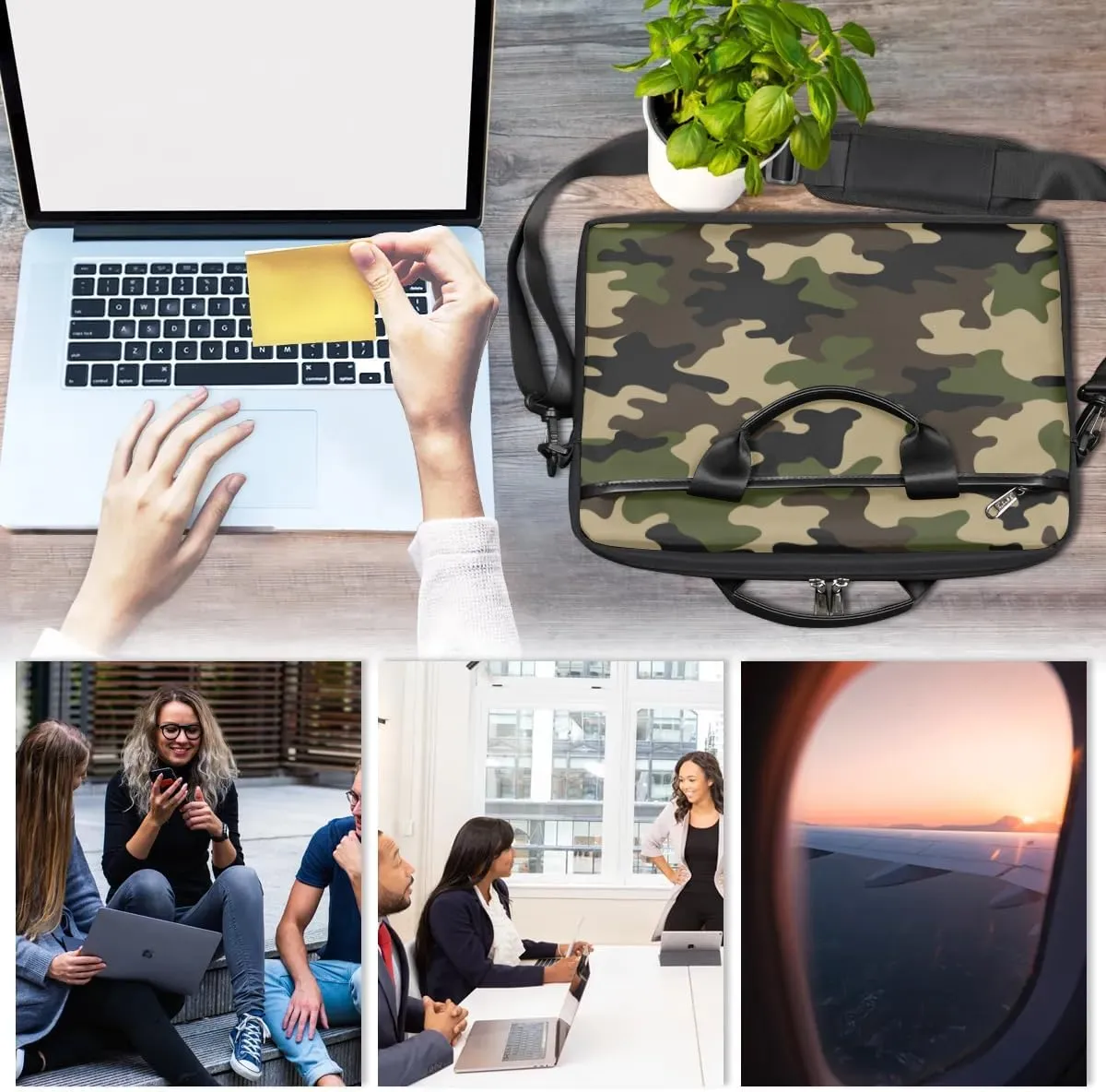 Laptop Case Bag,15.6 inch Laptop Sleeve Bag,Shockproof Protective Computer Cover,Water Resistant Notebook Briefcase（25）