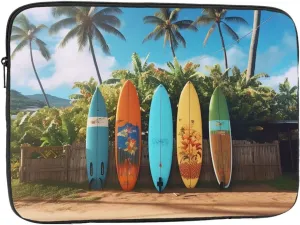 Laptop Case Sleeve Surf's Up Surfboard Laptop Bag Computer Carrying Case 13 Inch Notebook Cover