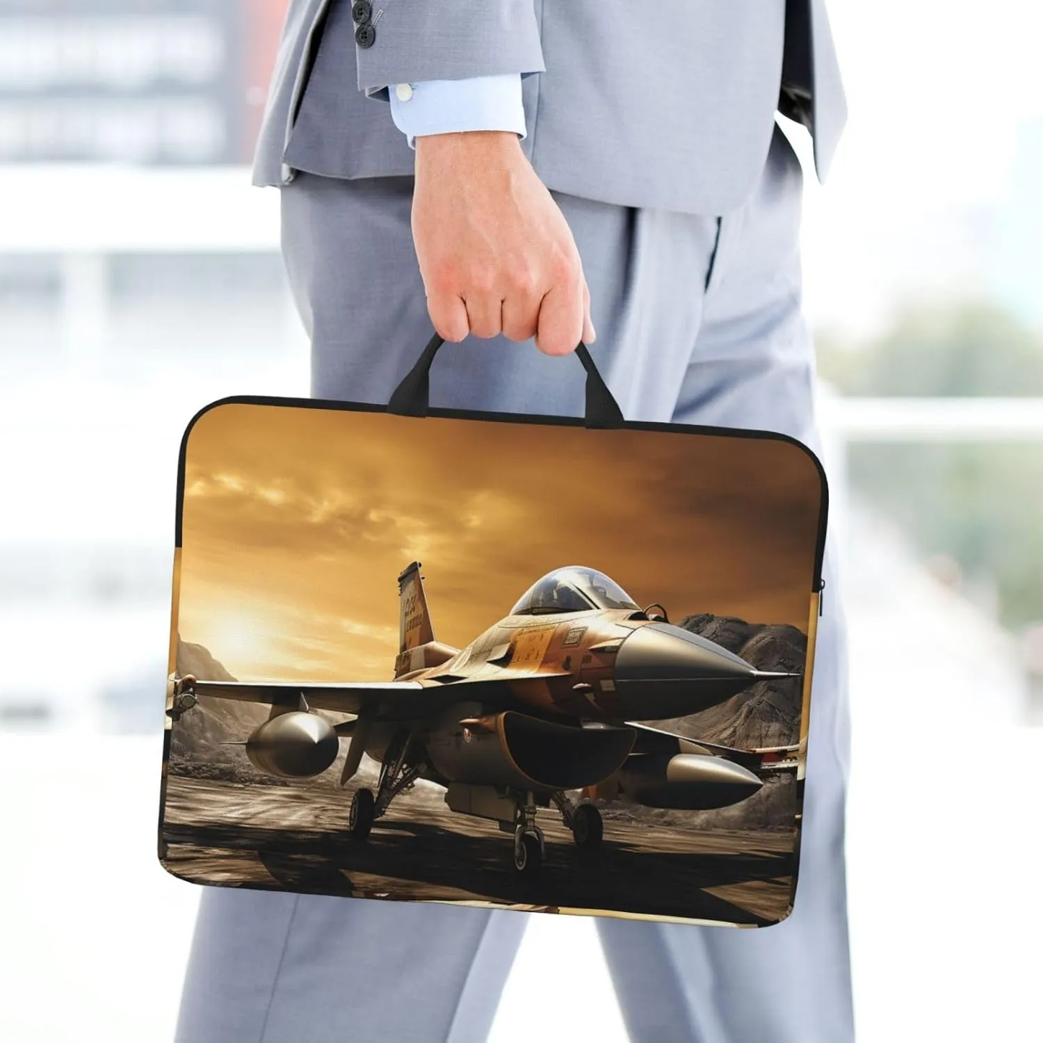 Laptop Shoulder Bag Messenger Bag Among Flowers Giraffe Laptop Bag Computer Bag for Men Women