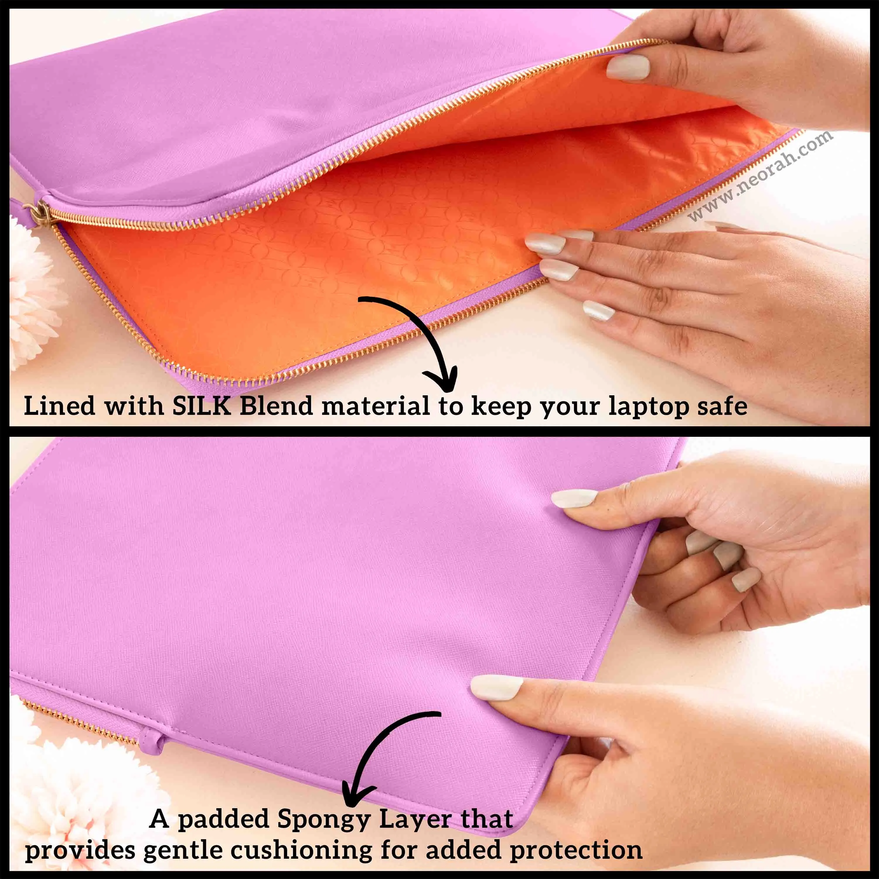 LAPTOP SLEEVE - ZIPPER CLOSURE