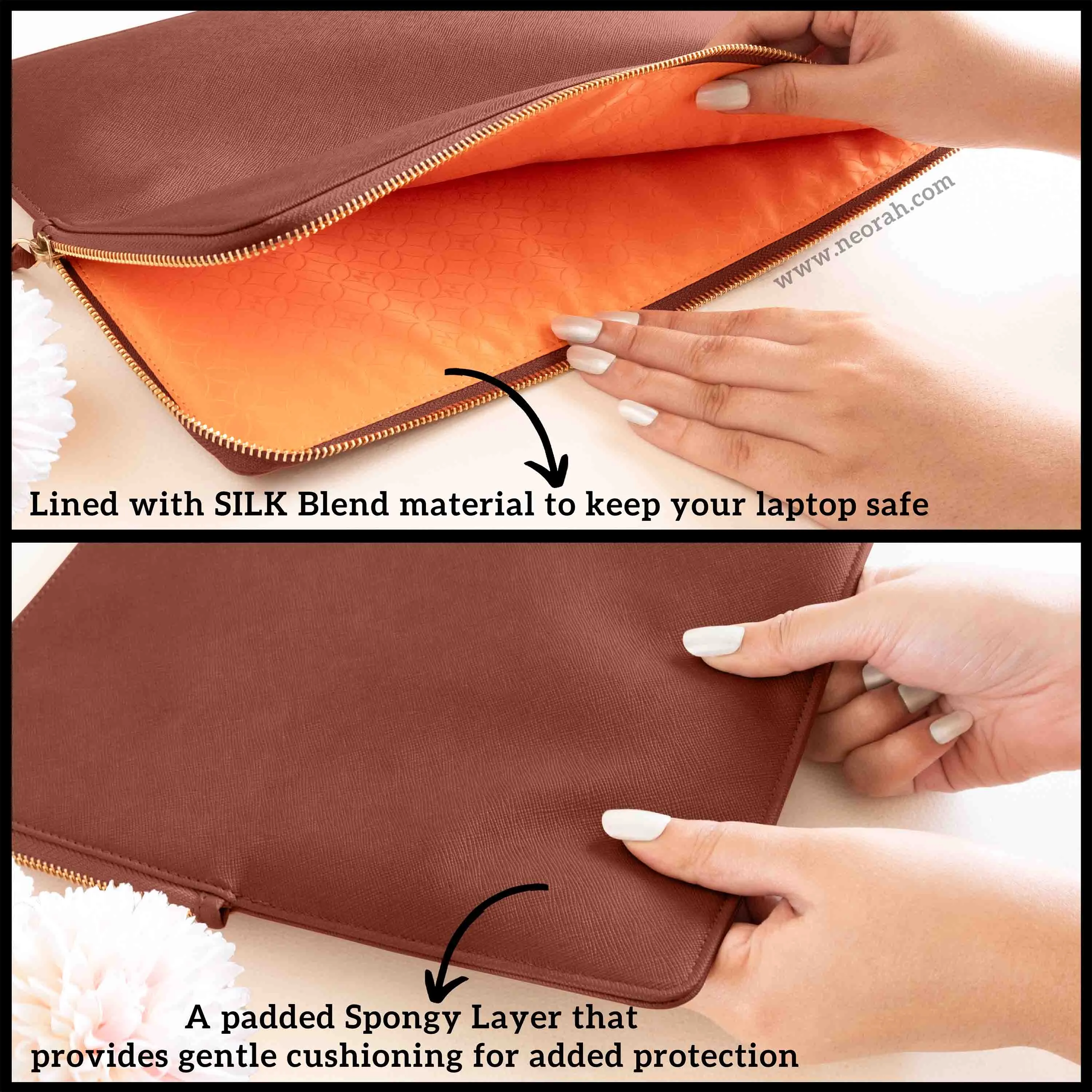 LAPTOP SLEEVE - ZIPPER CLOSURE