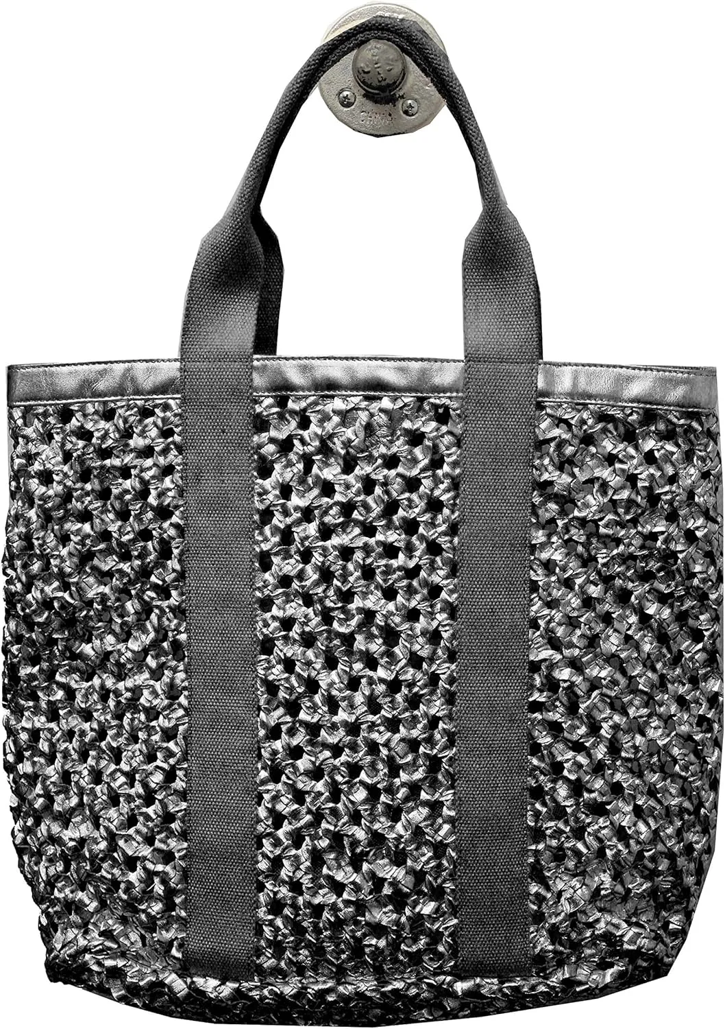 Latico Leathers Brigitte Tote 100% Leather Handcrafted by Artisans, Black