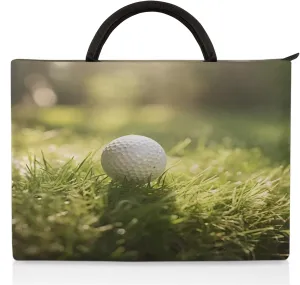 Lawn Golf Laptop Sleeve with Handle Waterproof Computer Carrying Case
