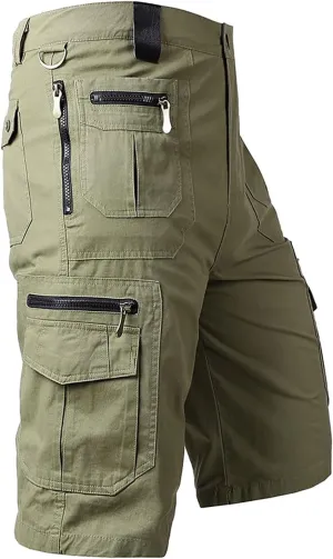 LCMTWX Men's Hiking Cargo Shorts Lightweight Outdoor Work Shorts for Men Relaxed Fit Travel Golf Camping Casual with Pockets