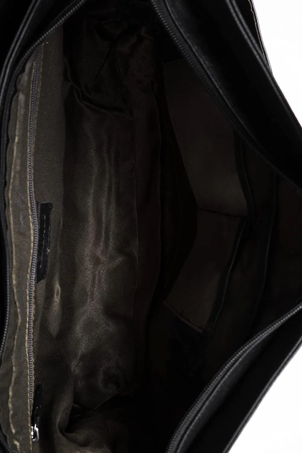 LEABAGS Leather Briefcases for Men - Genuine Leather Cambridge 15 Inch Laptop Bag - Messenger Bag Vintage Shoulder Bag
