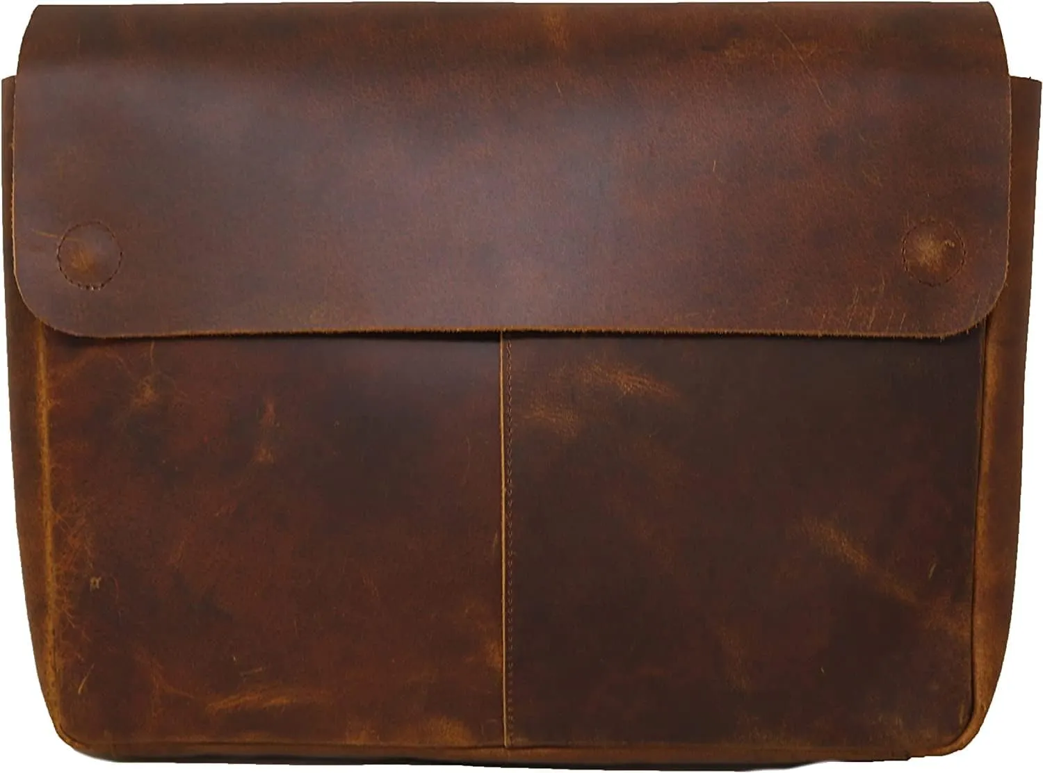 Leather Folder, Full Grain Leather File Folder Organizer Document Holder, Leather Portfolio for Men – Spacious Leather Folio Laptop Sleeve Case for 13" 14" 15” Laptops, Macbook & Tablets