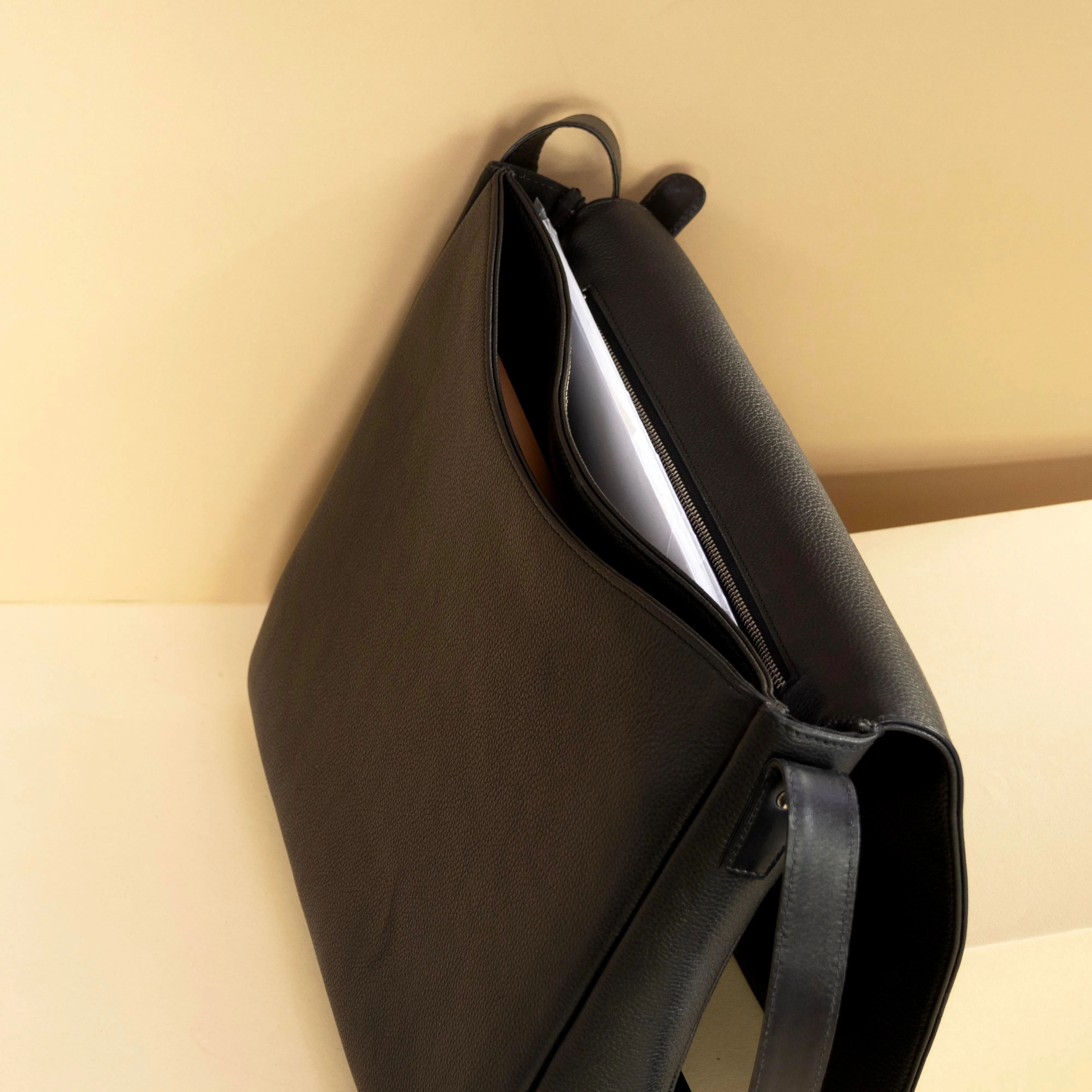 Leather Messenger Bag