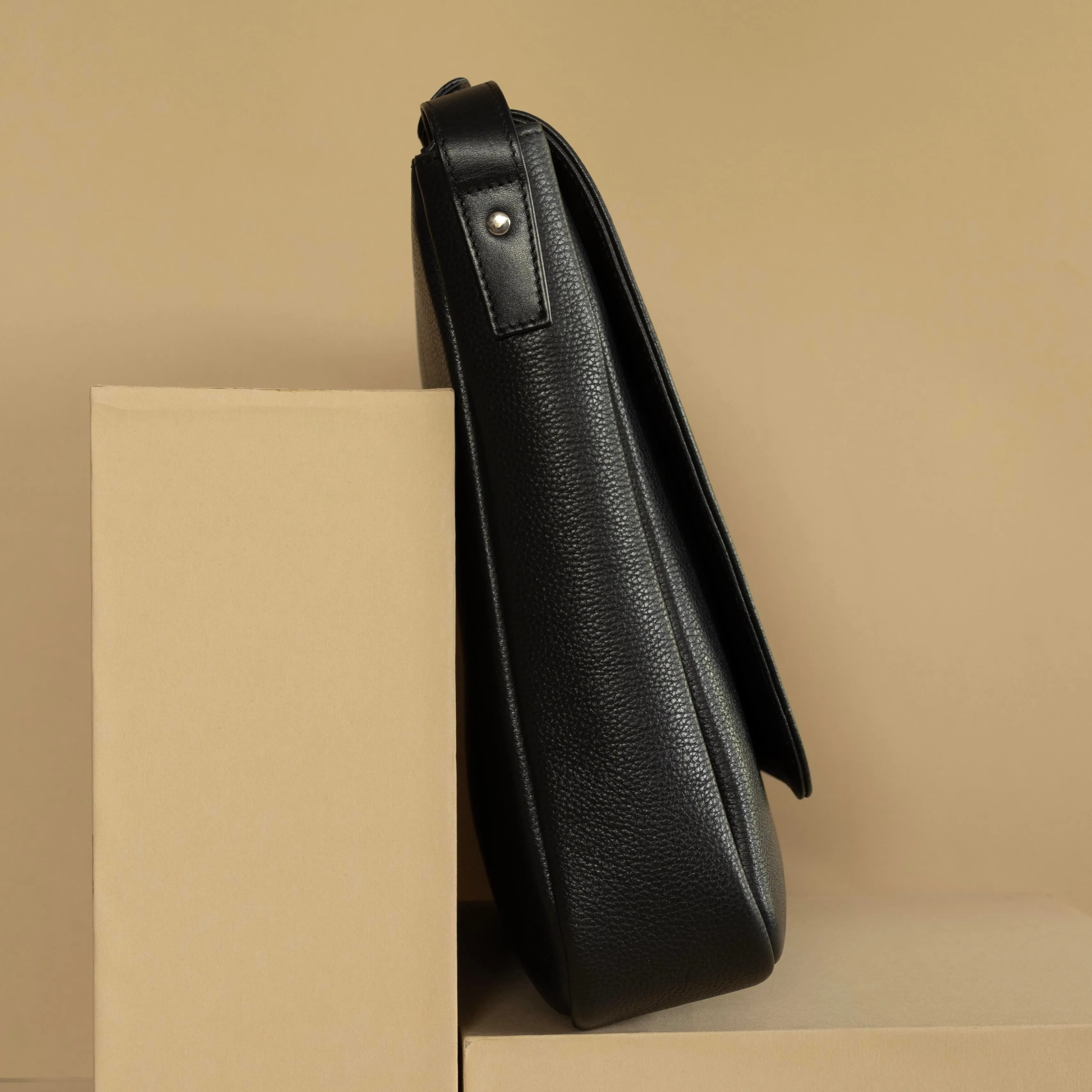 Leather Messenger Bag