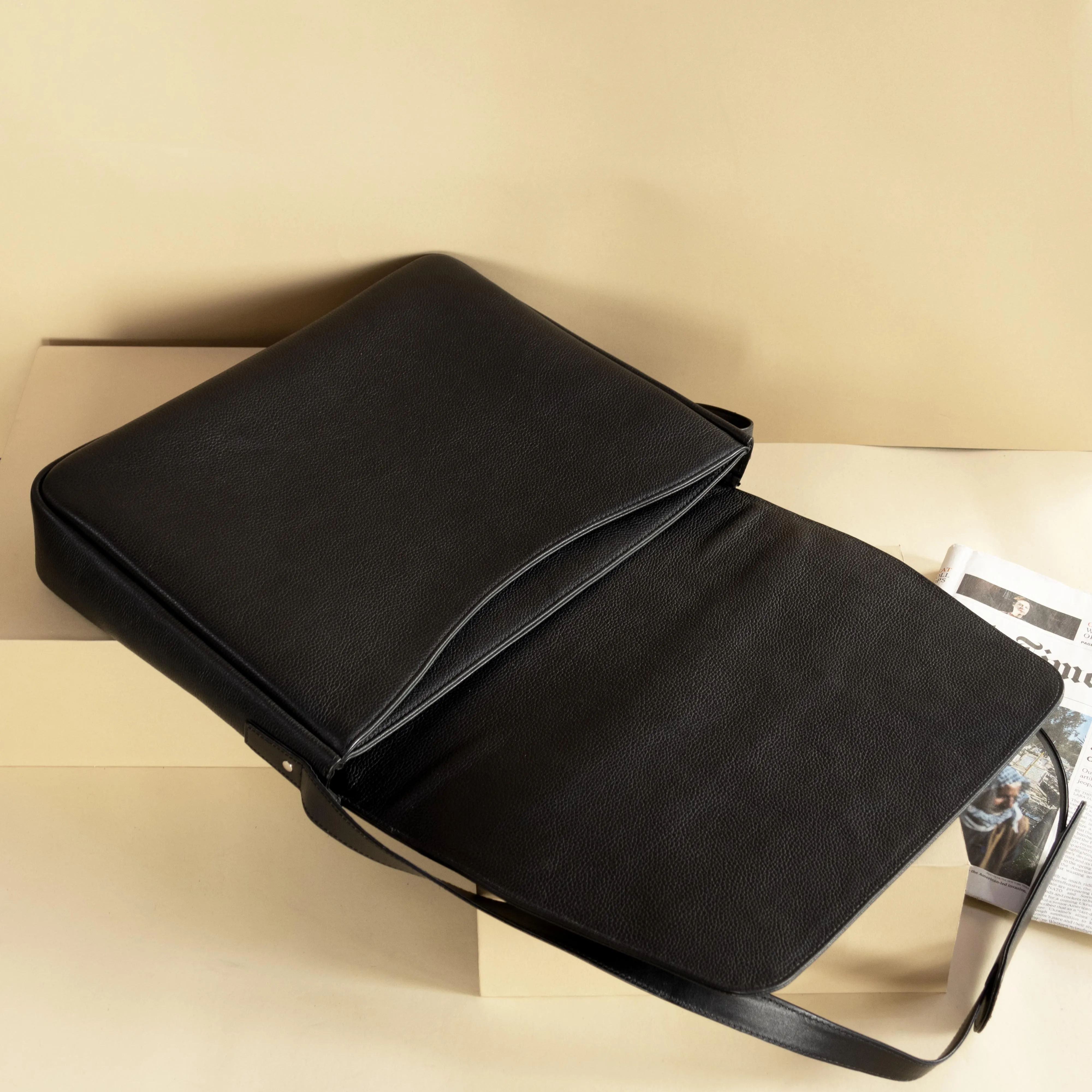 Leather Messenger Bag