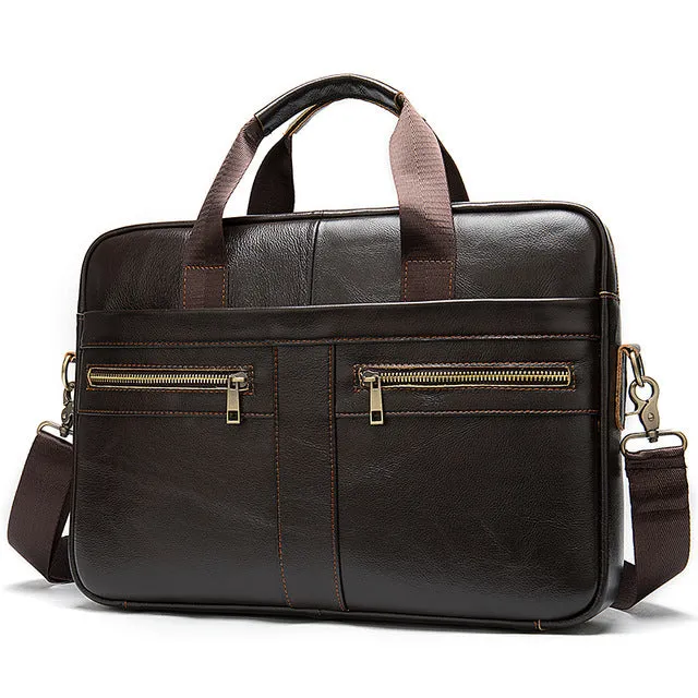 Leather Messenger Male men's WESTAL Shipping options 2019 bags for Bag briefcases Genuine laptop natural man briefcase bag men's Shipping options men Leather