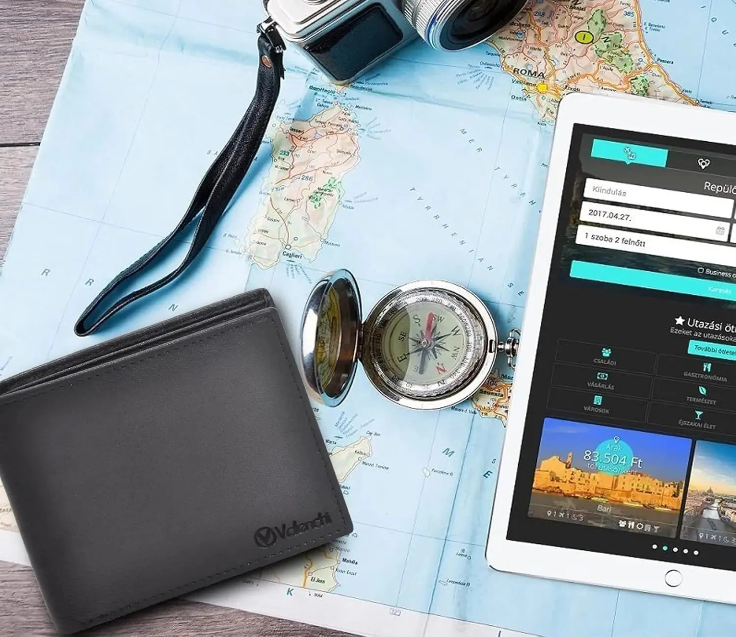 Leather RFID Blocking Wallet for Men