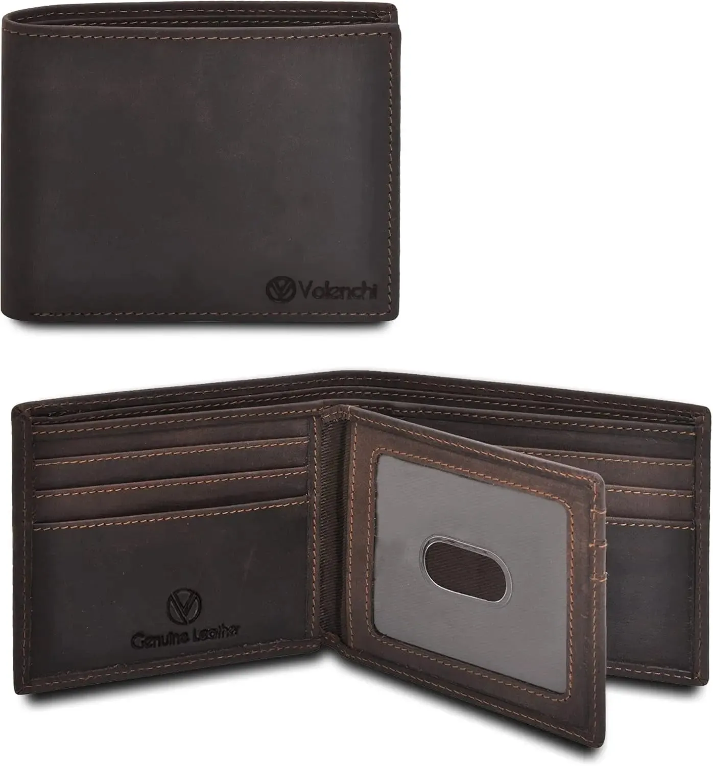 Leather RFID Blocking Wallet for Men