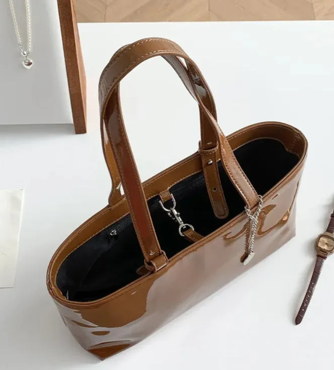 Leather Shiny Handbag
