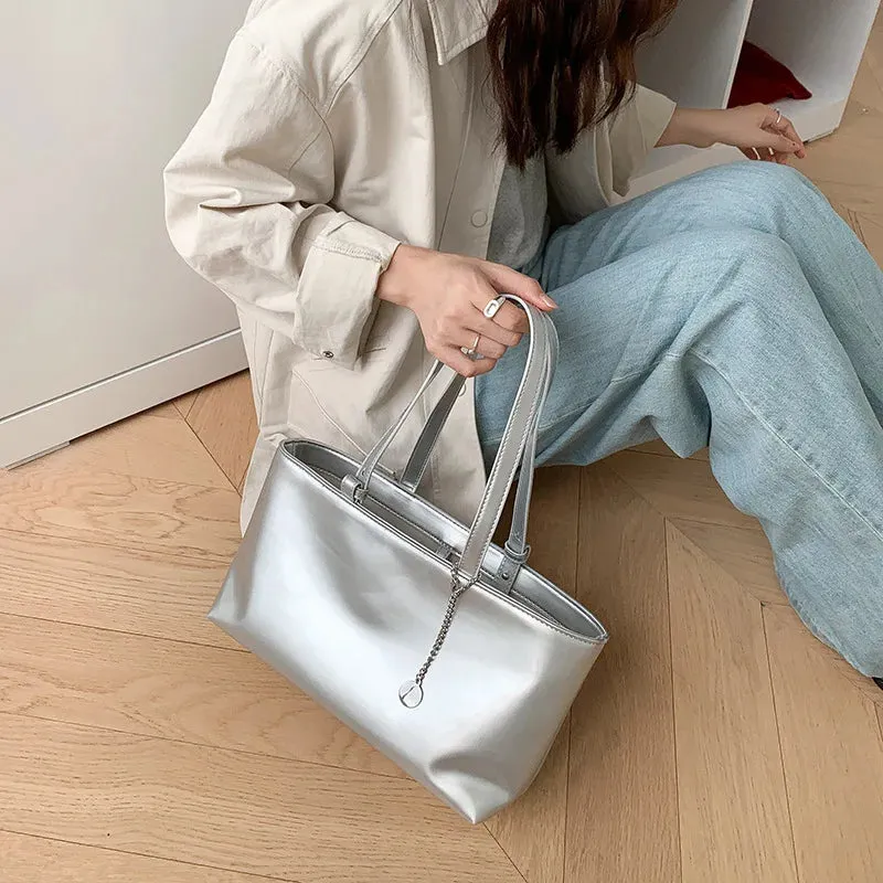 Leather Shiny Handbag