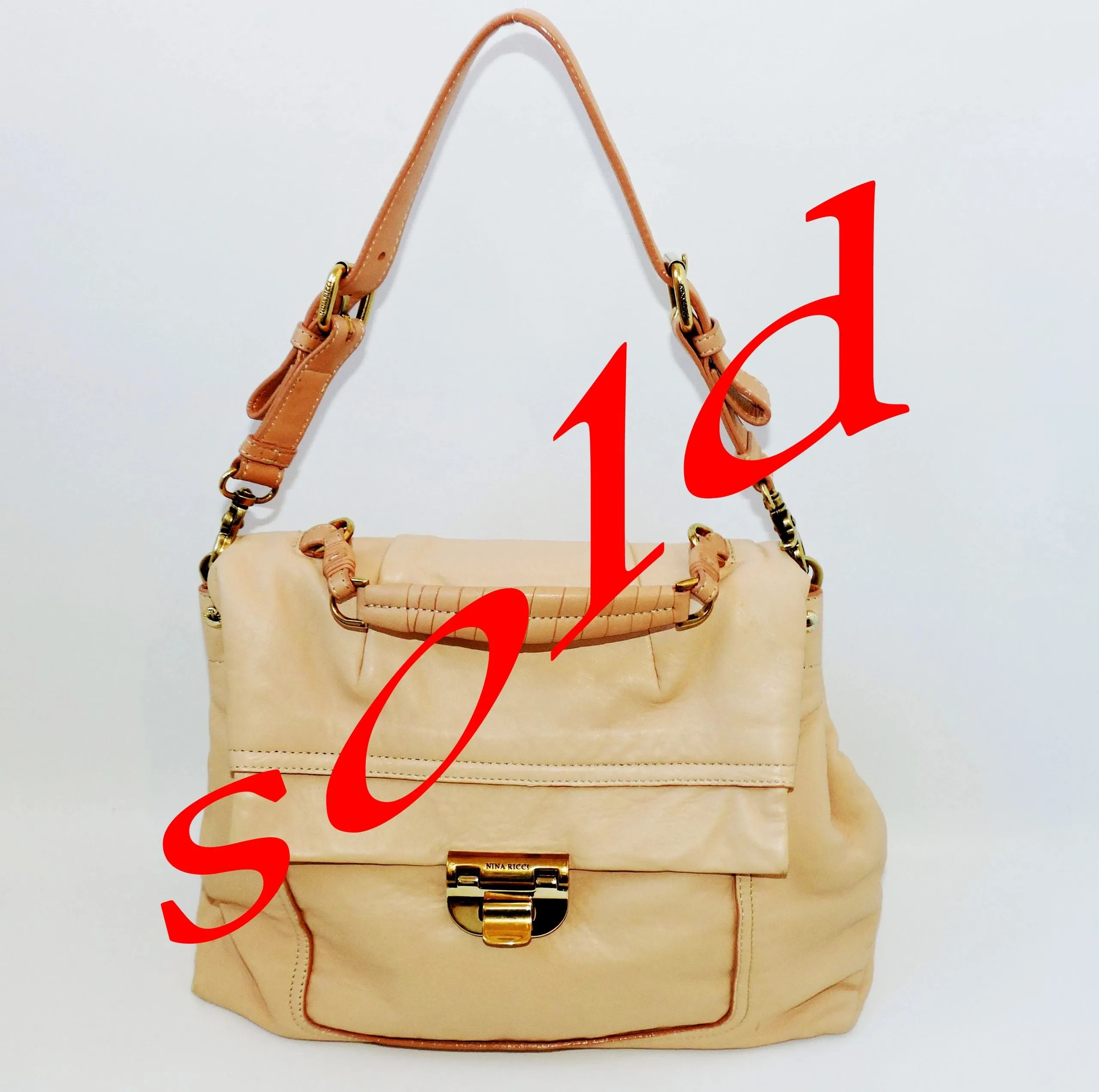 Leather Shoulder Handbag