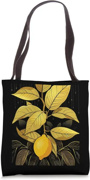 Lemon Deco Tote Bag