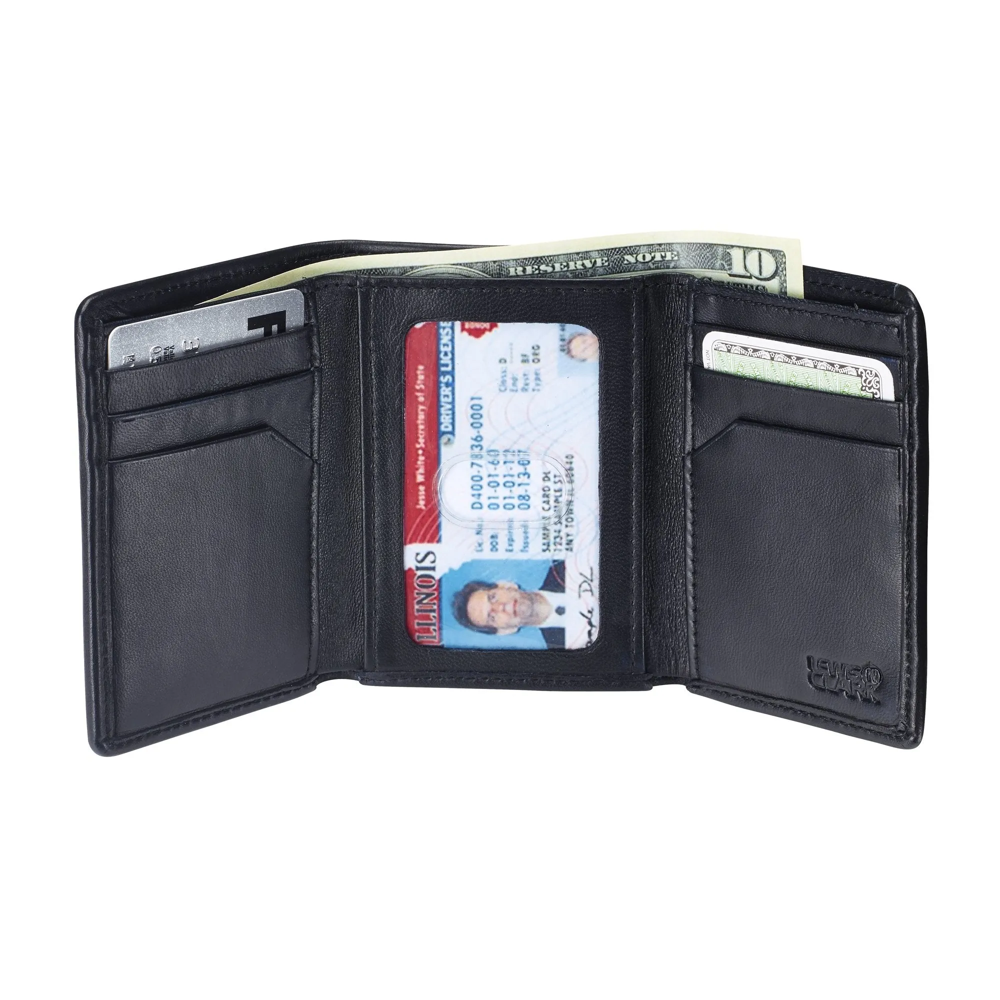 Lewis N. Clark RFID-Blocking Ballistic Tri-fold Wallet