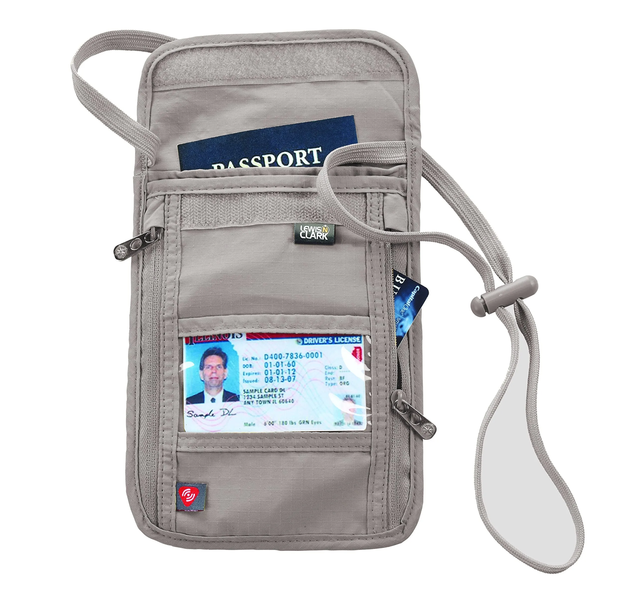 Lewis N. Clark RFID-Blocking Neck Stash