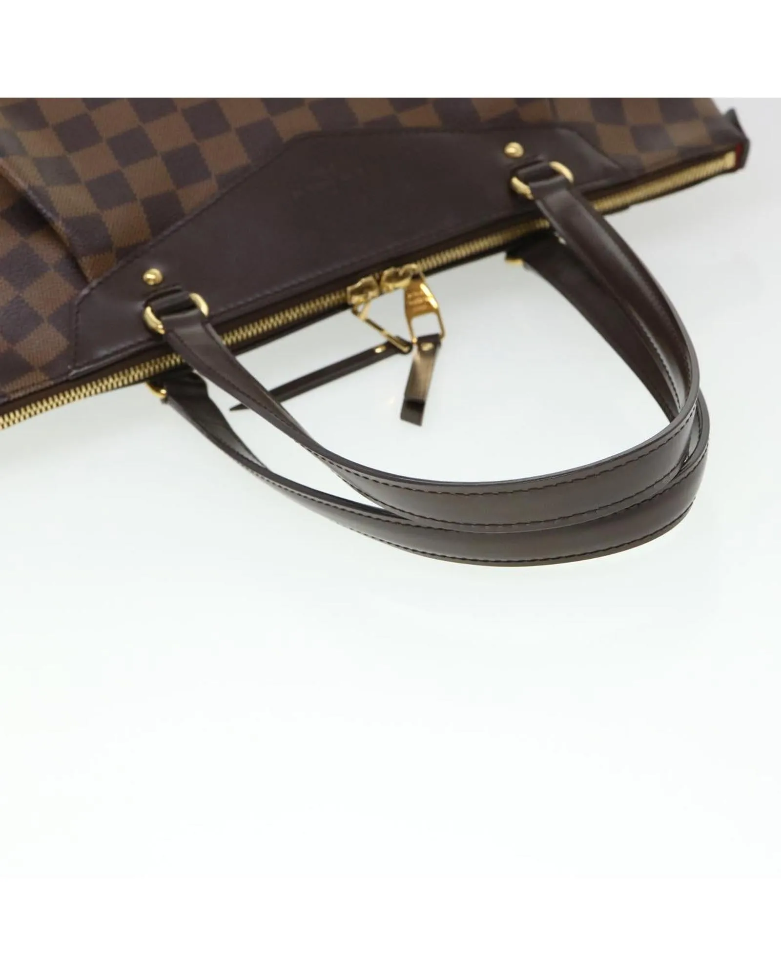 Lockme II Tote Bag Damier Ebene Canvas