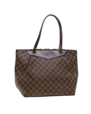 Lockme II Tote Bag Damier Ebene Canvas