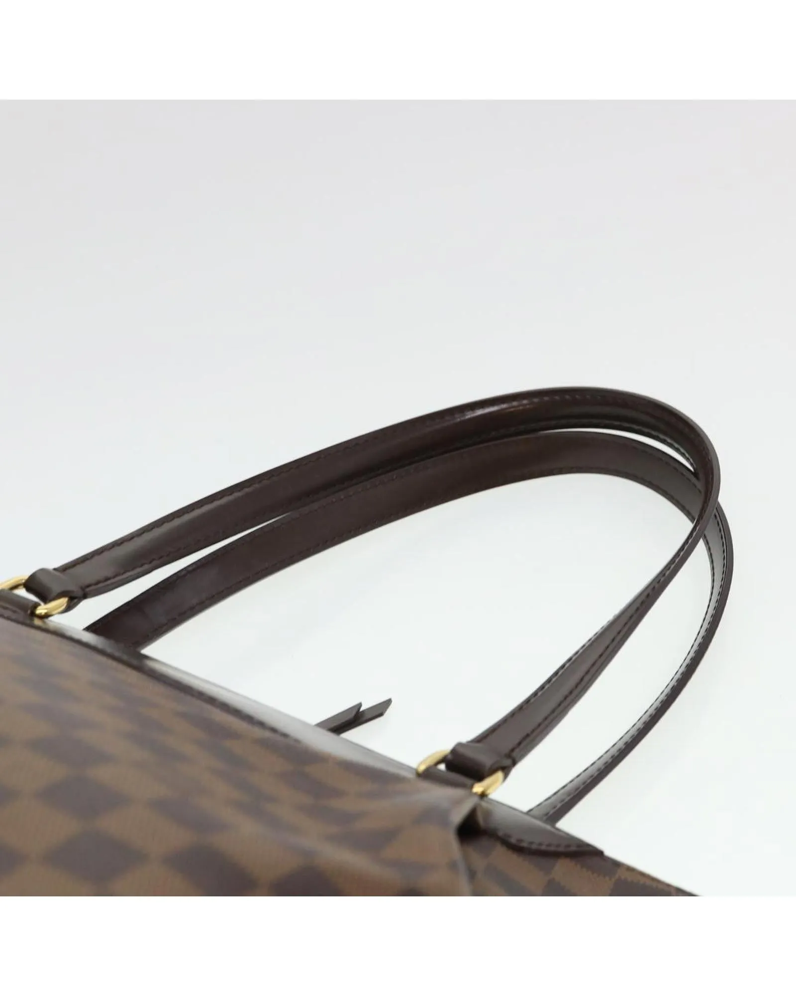 Lockme II Tote Bag Damier Ebene Canvas