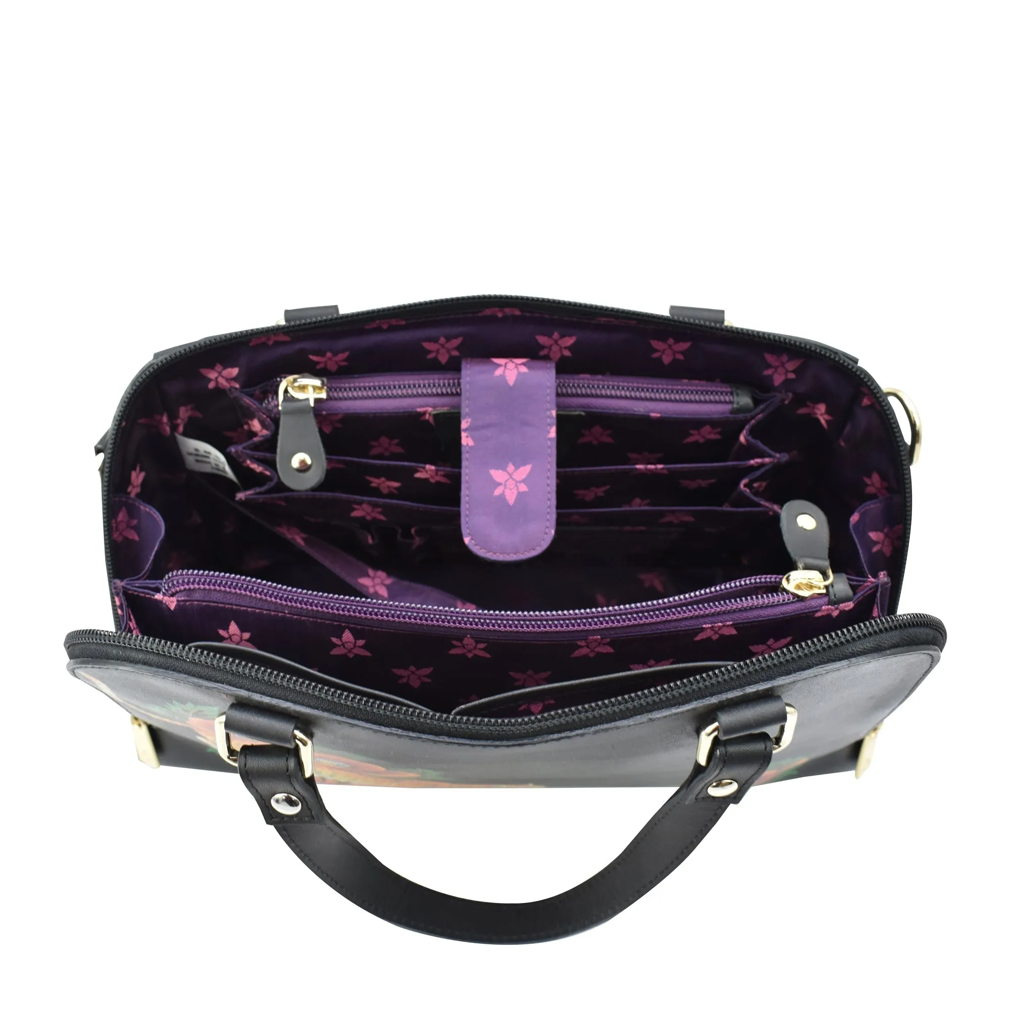 Long-lasting - Organizer Wide Satchel 695 Sturdy