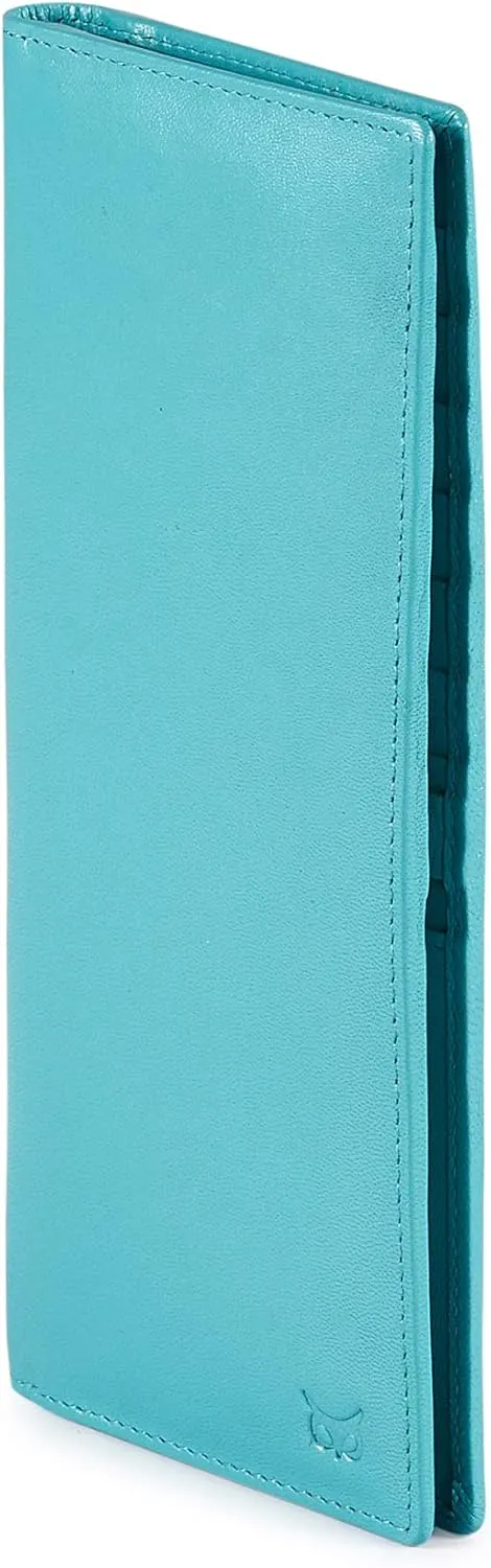 Long Wallet for Men Women Real Leather Bifold RFID Stylish Slim Handmade 2 ID Window Credit Card Holder in Gift Box