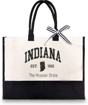Louisiana State 1812 Funny Canvas Tote Bag Canvas Bag For Women Lightweight Reusable Grocery