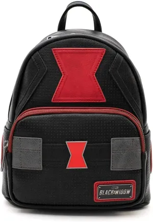 Loungefly x Marvel Black Widow Mini Backpack (One Size, Black)