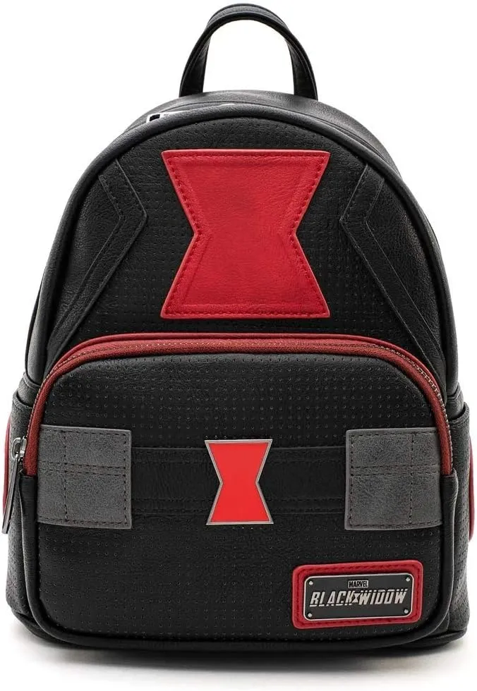 Loungefly x Marvel Black Widow Mini Backpack (One Size, Black)