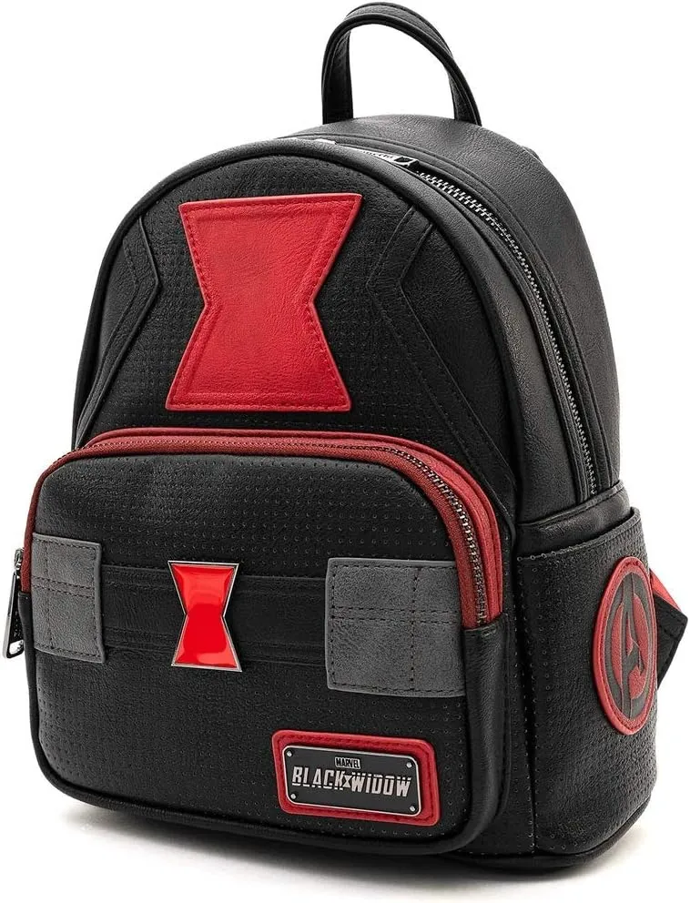 Loungefly x Marvel Black Widow Mini Backpack (One Size, Black)