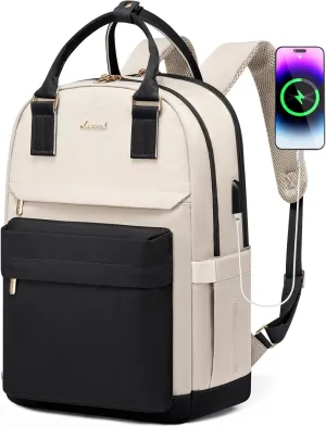 LOVEVOOK Laptop Backpack for Women 17.3 Inch,Cute Backpack Laptop Bag with USB Port,Waterproof Travel Backpack Purse Teacher Nurse Bag Fashion Computer Bag for Work