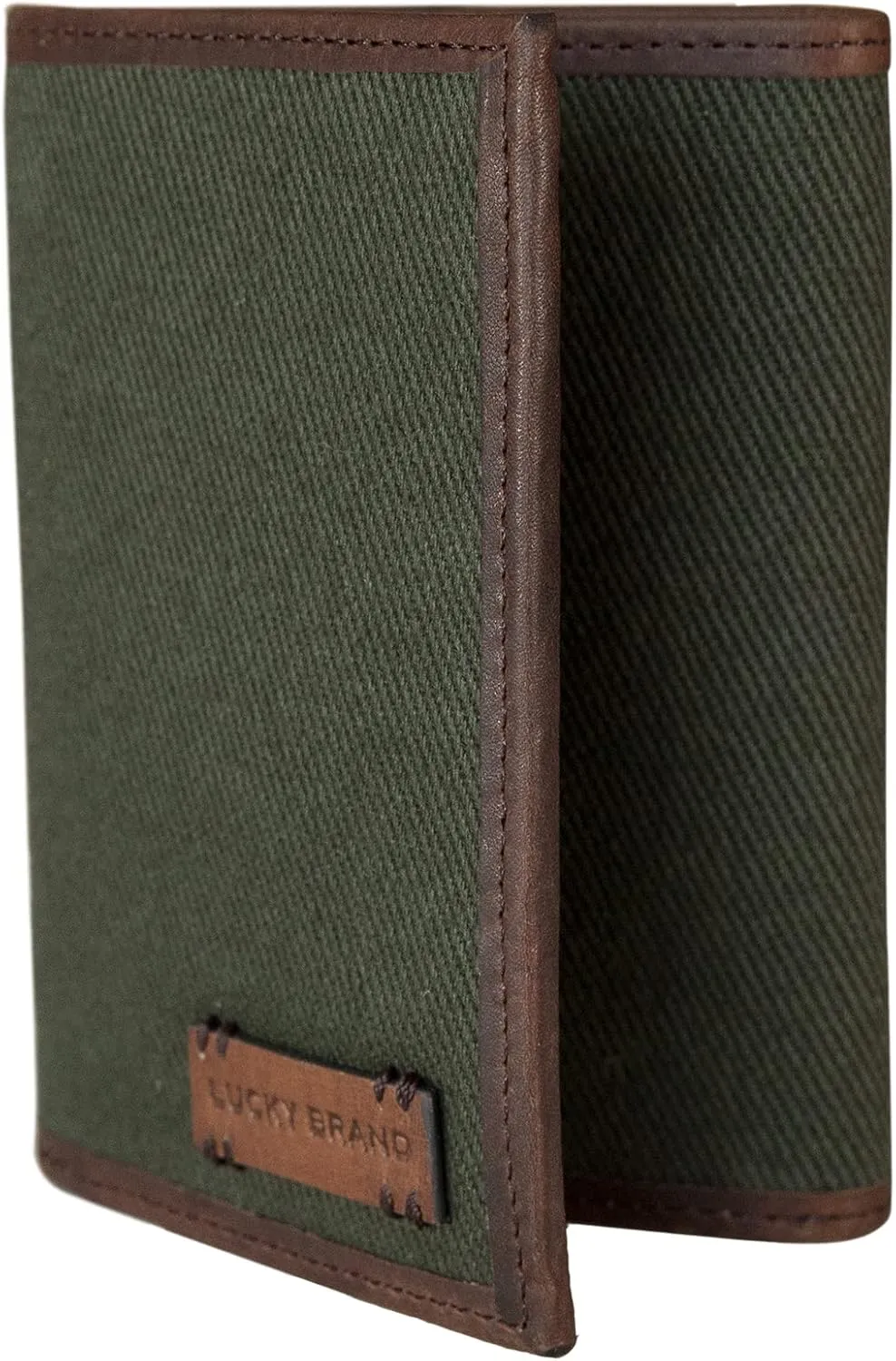 Lucky Brand Men's Trifold Wallet | Id Window | Card Slots | Leather | Organization | Durable | Stylish
