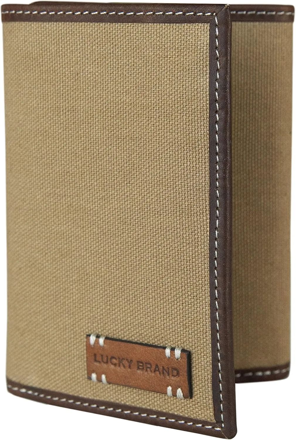 Lucky Brand Men's Trifold Wallet | Id Window | Card Slots | Leather | Organization | Durable | Stylish