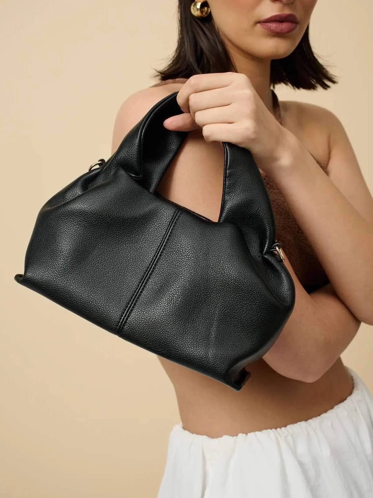 Luminie Hobo Bag - Black