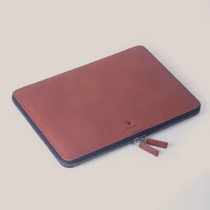 MacBook Air 15 Zippered Laptop Case - Cognac