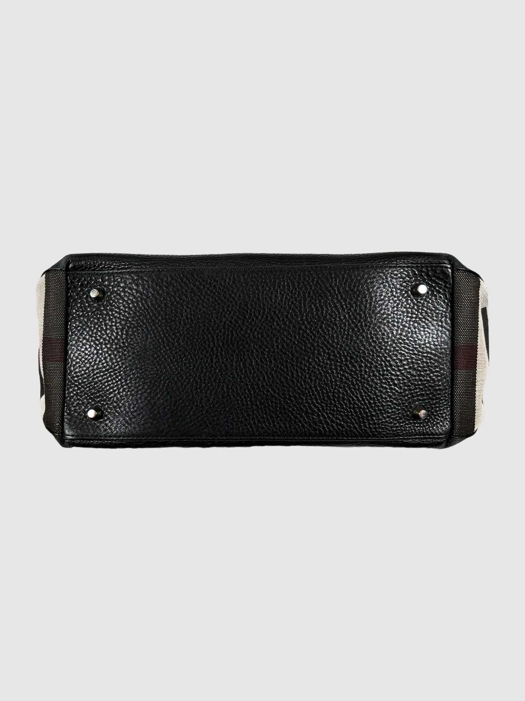 Maidstone Leather House Check Shoulder Bag