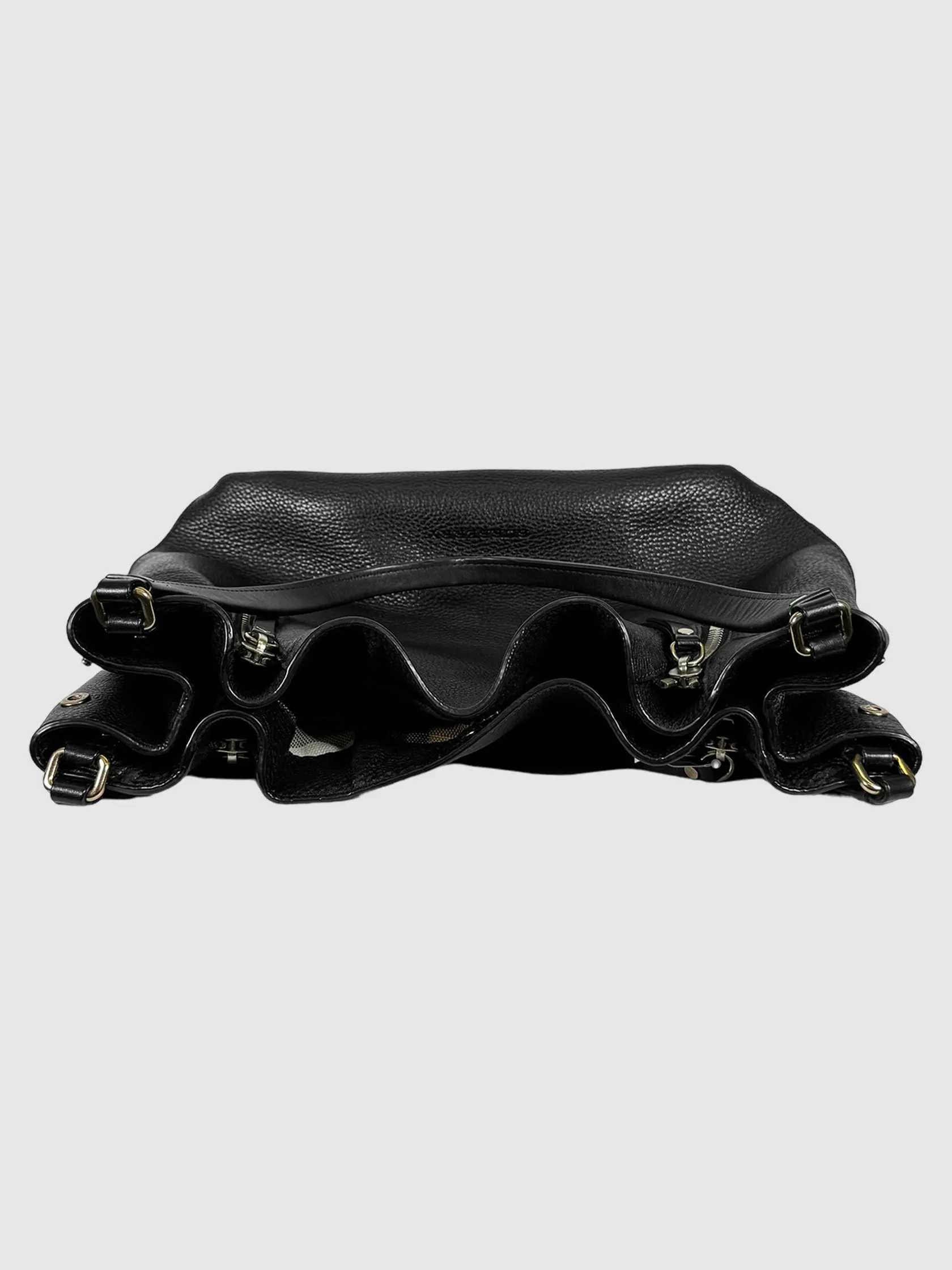 Maidstone Leather House Check Shoulder Bag