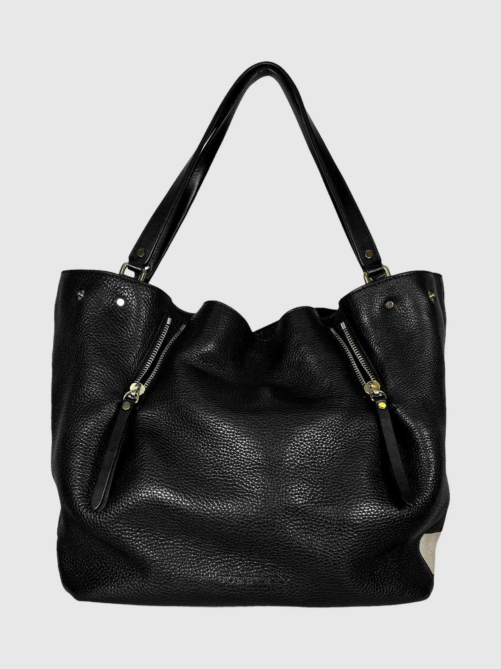 Maidstone Leather House Check Shoulder Bag