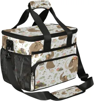 Mammoth Insulated Lunch Bag for Women Men Large Adult Leakproof Lunch Box with Adjustable Shoulder Strap Reusable Cooler Tote Bag for Work Office Picnic Beach