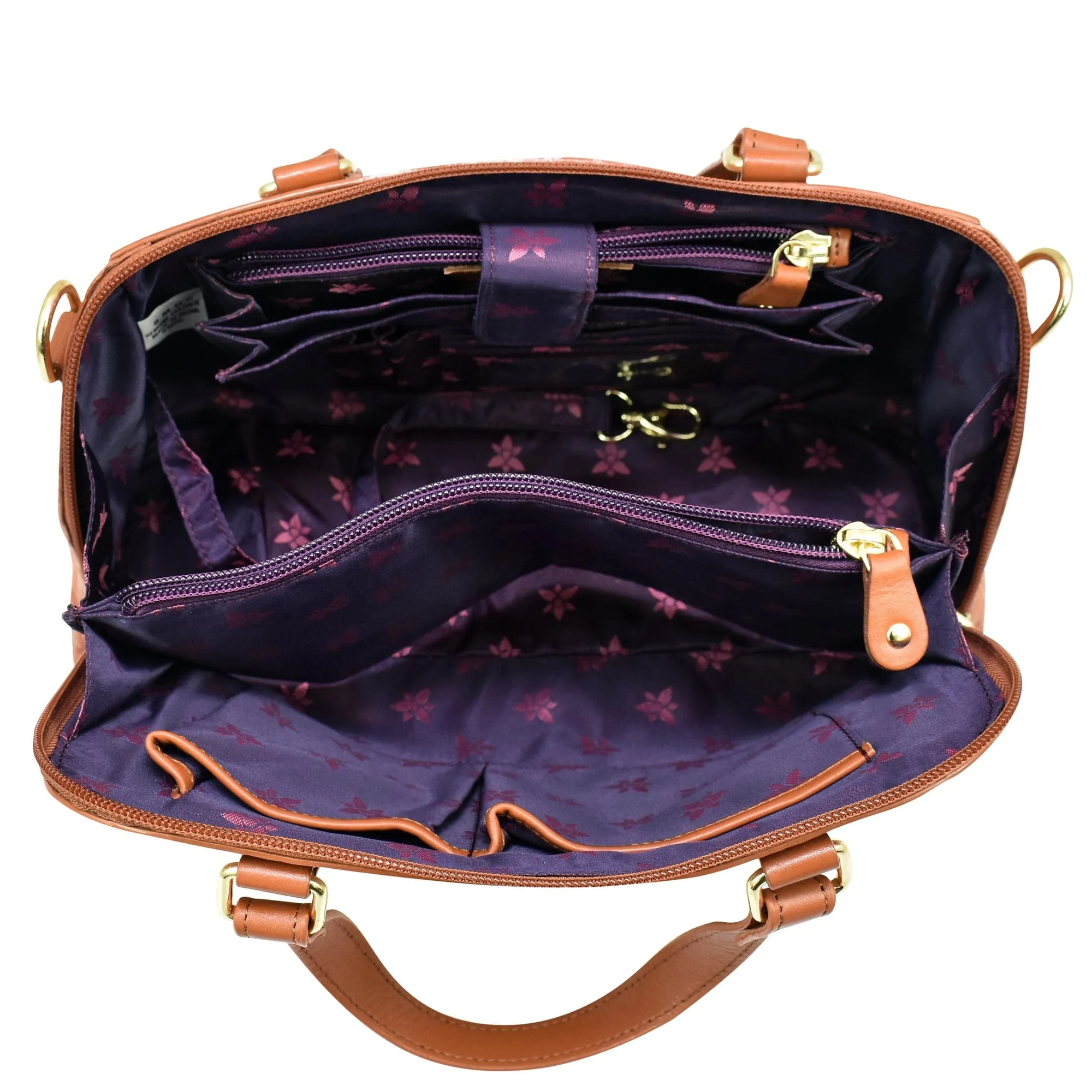 Markdown Wide Satchel Organizer 695 - High-security