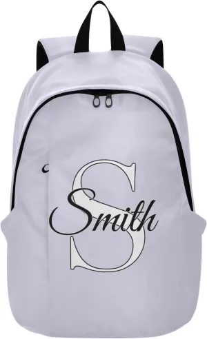MCHIVER Custom Travel Backpack Lavender Fog Personalized Casual Daypack Backpacks Lightweight Carry on Bag Water Resistant Work Bag for Men and Women