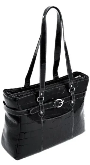 McKlein USA Siamod Serra 15.6" Leather Ladies Laptop Briefcase