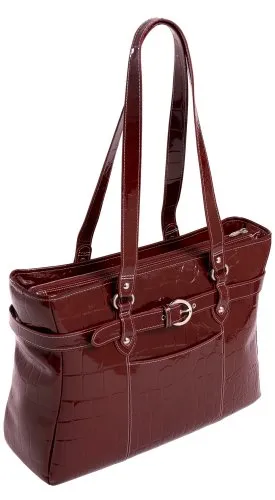 McKlein USA Siamod Serra 15.6" Leather Ladies Laptop Briefcase