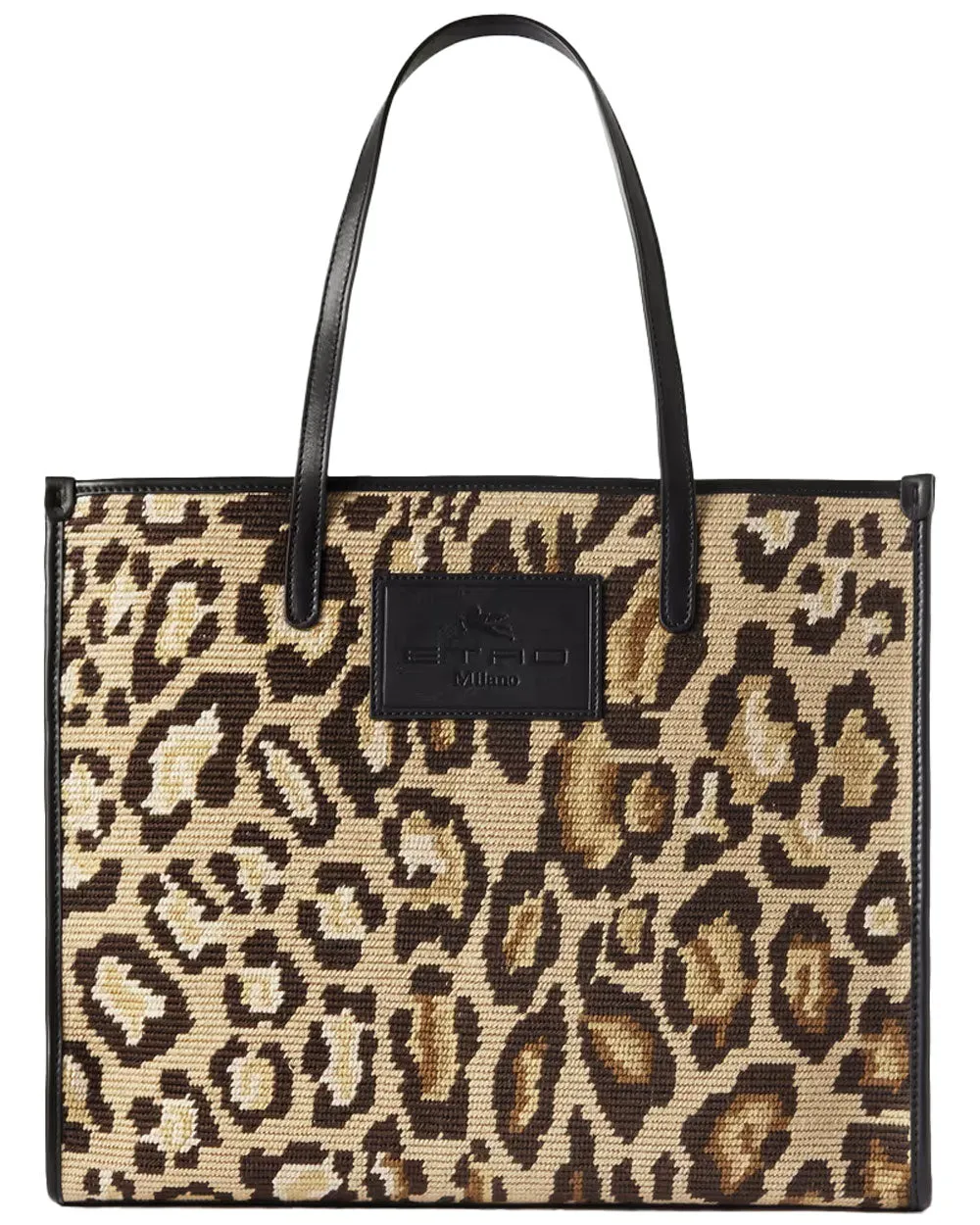 Medium Globetrotter Shopping Bag in Leopard