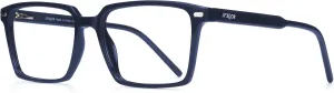 Men's Blue Light Blocking Glasses, Fake Square Computer Screen Eyeglasses Anti Eyestrain & UV Glare RF6201