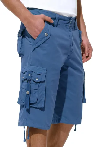 Mens Cargo Shorts Casual Shorts Hiking Shorts Below Knee Relaxed Fit Multi Pockets Running Joggers Outdoor Mens Shorts