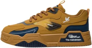 Men's Fashion Casual Skateboard Shoes, Work Driving Business Sports Shoes Multi-Color